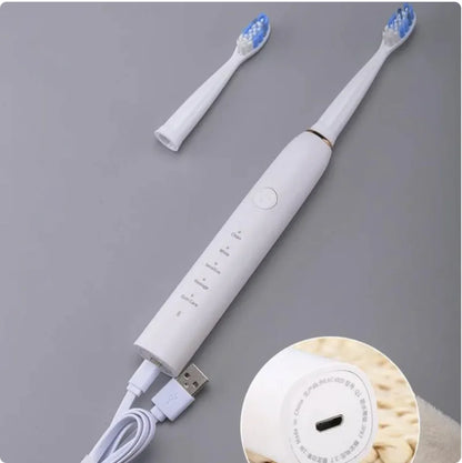 Waterproof Ultrasonic Electric Toothbrush - in-use demonstration