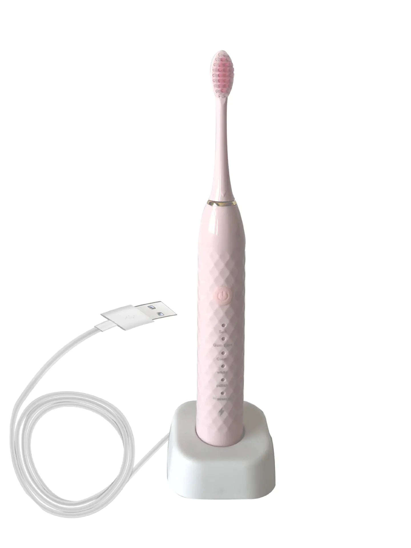 Electric Sonic Toothbrush Set with Multiple Brush Heads - alternate angle