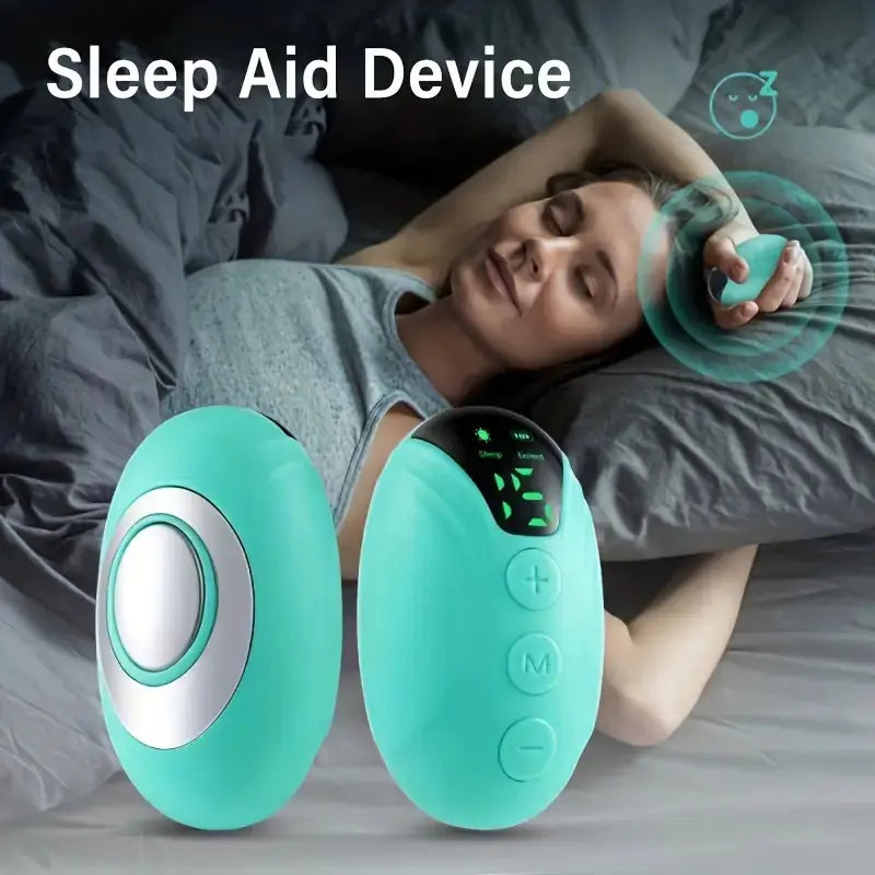 Handheld Microcurrent Sleep Aid Device for Restful Nights - side view
