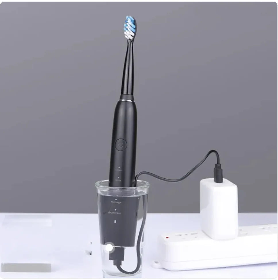 Waterproof Ultrasonic Electric Toothbrush - package contents