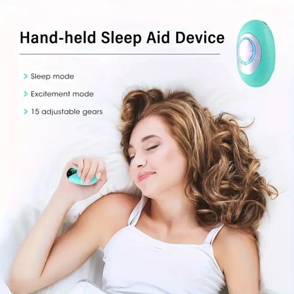 Handheld Microcurrent Sleep Aid Device for Restful Nights - close-up detail