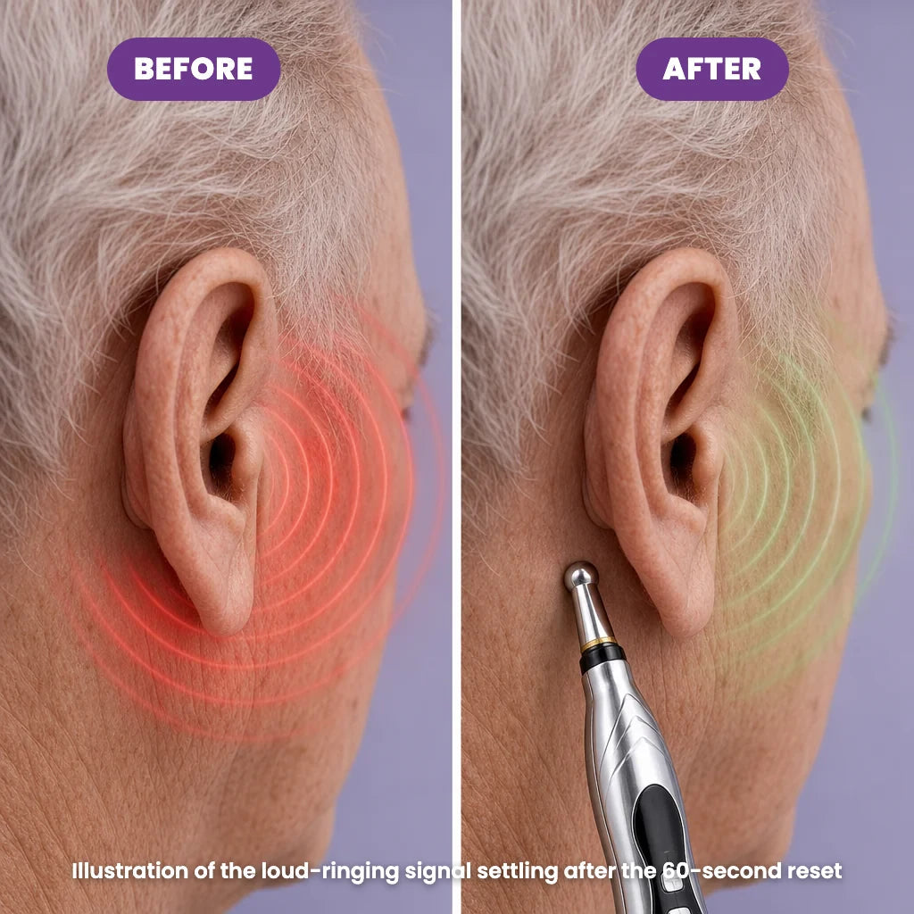 Before and after: the ringing settling